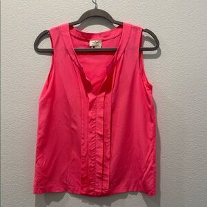 Kate Spade Vibrant Pink Sleeveless Blouse